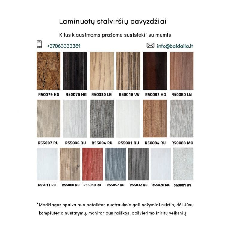 laminatu maketas
