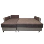 Rudas kampas pik juoda koja open