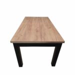 Stalas  juoda koja virsus