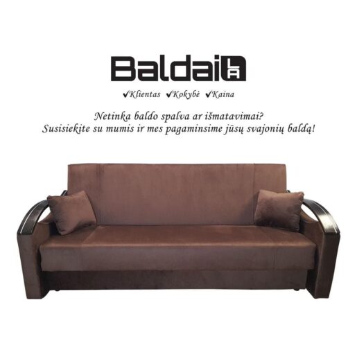 Sofa-lova M-132 Ilgis 220 cm. Plotis 100 cm.