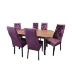 Valgomojo komplektas VK20- 6 Kėdės Ilgis:160cm. Plotis 90cm +2x40cm. Spalvų ir išmatavimų pasirinkimas