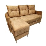 Minkštas kampas KM 154 Ilgis: 225 cm. Plotis: 140 cm. Išmatavimų, kampo pusės pasirinkimas