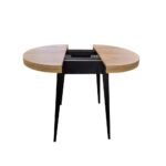 Stalas M 156 Ilgis 90 cm. Plotis 90 cm. Galimas prailginimas +40 Spalvų ir išmatavimų pasirinkimas - Image 3