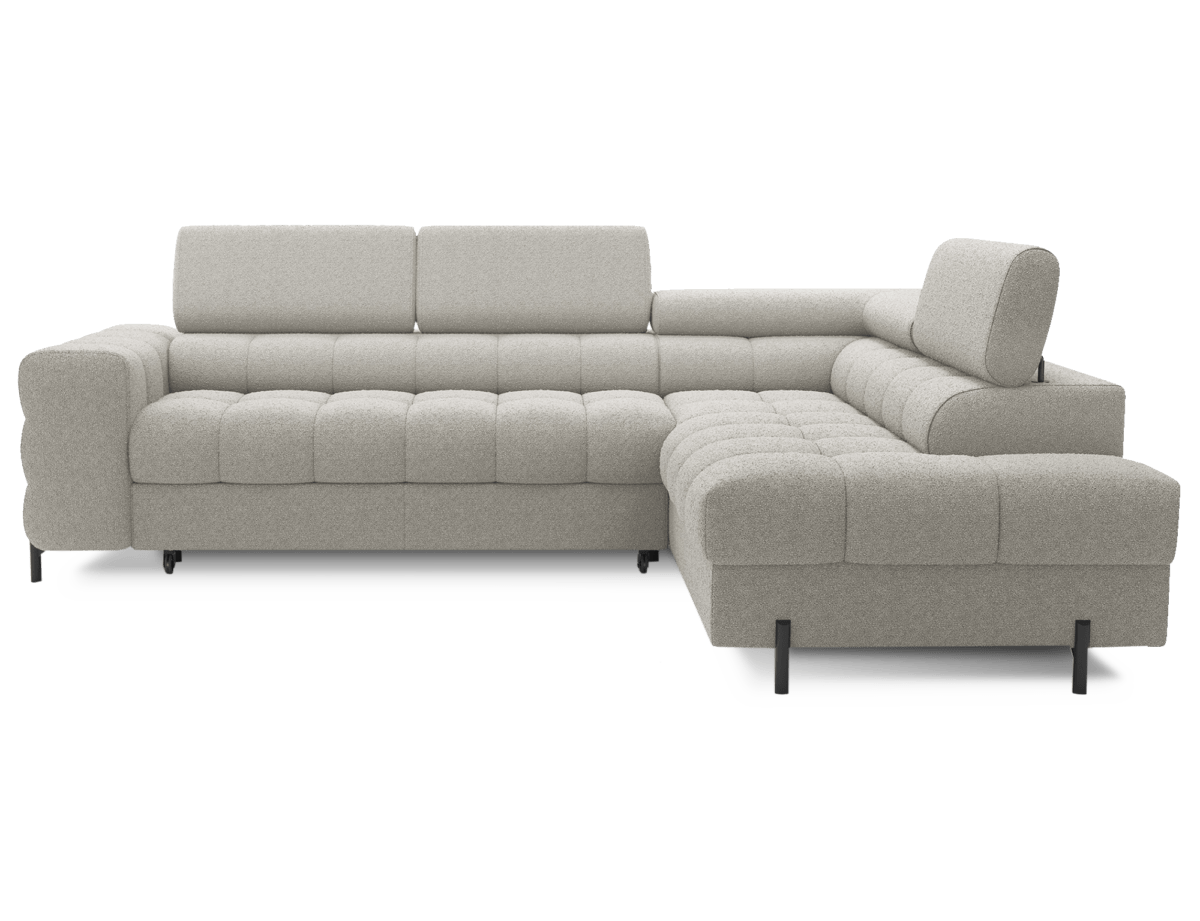 pilkas minkštas kampas