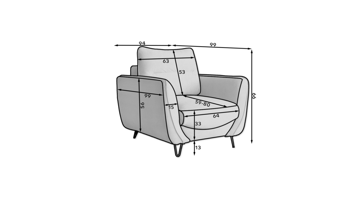 AR-SIL-18VER_main - Ilgis:93cm, Plotis:95cm, Aukštis:82cm - Image 2
