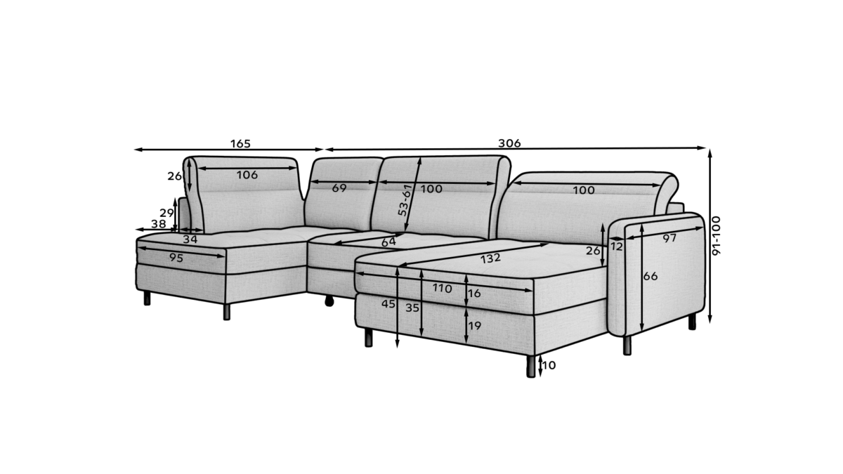 CO-BER-LT-03MAN_main - Ilgis:306cm, Plotis:165cm, Aukštis:100cm - Image 11
