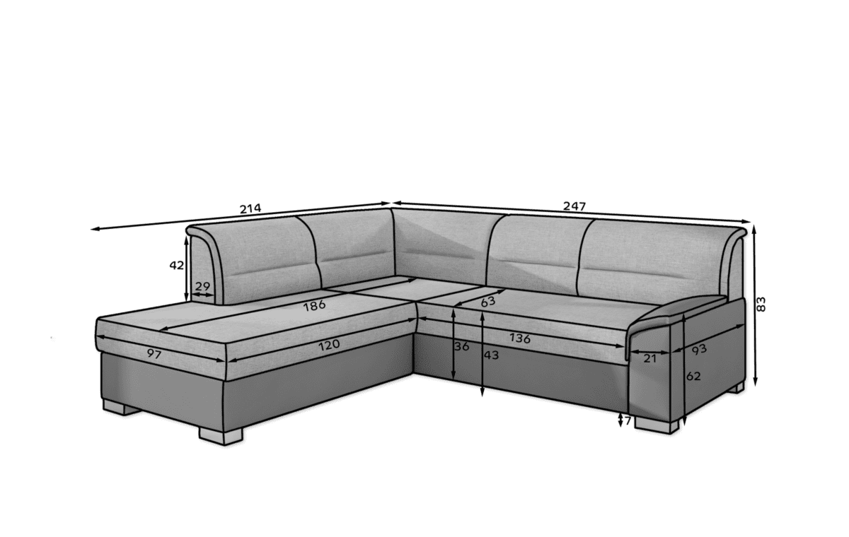 BR01_main - Ilgis:247cm, Plotis:214cm, Aukštis:83cm - Image 3