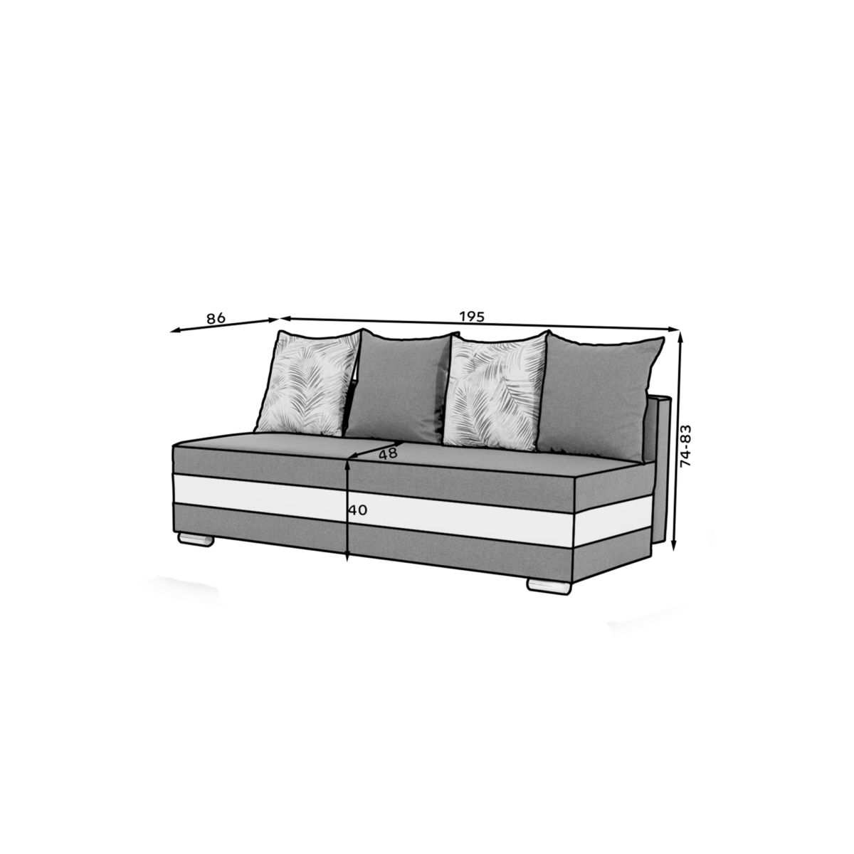 Cal_01_main - Ilgis:86cm, Plotis:48cm, Aukštis:83cm - Image 6