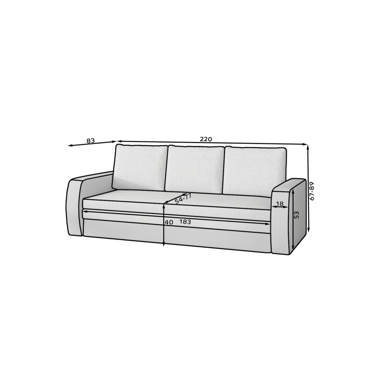 Inv_01_main - Ilgis:220cm, Plotis:cm, Aukštis:89cm - Image 5