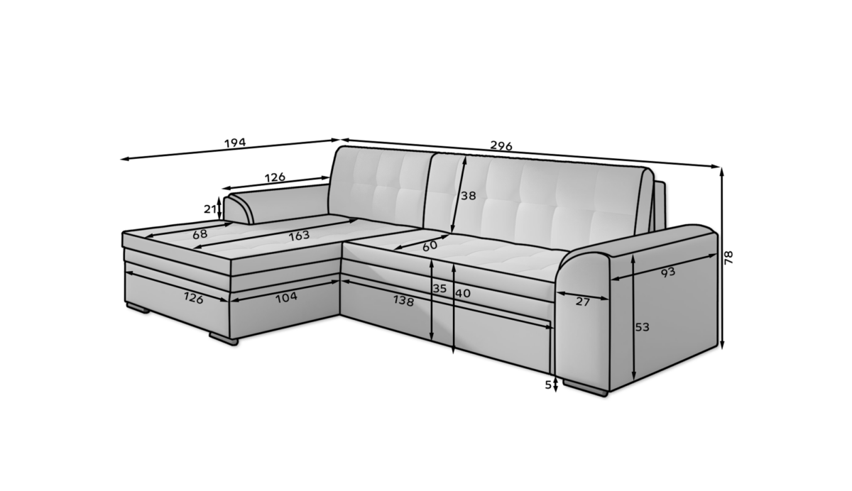 SO_01_main - Ilgis:295cm, Plotis:58cm, Aukštis:80cm - Image 11