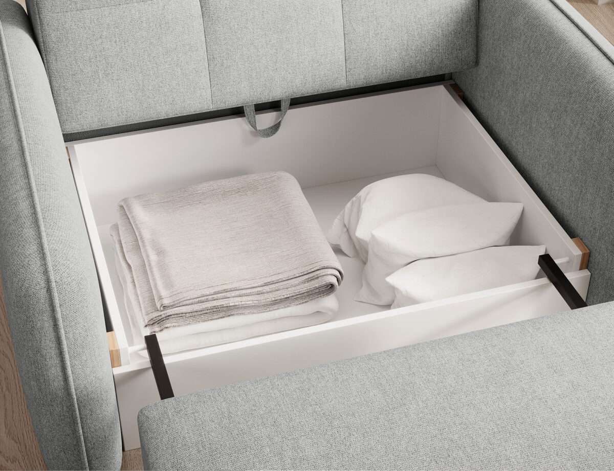 Fotelis su miegama dalimi ELT 3 Gylis 102 cm Plotis 109 cm Aukštis:84 cm SPALVŲ PASIRINKIMAS - Image 7