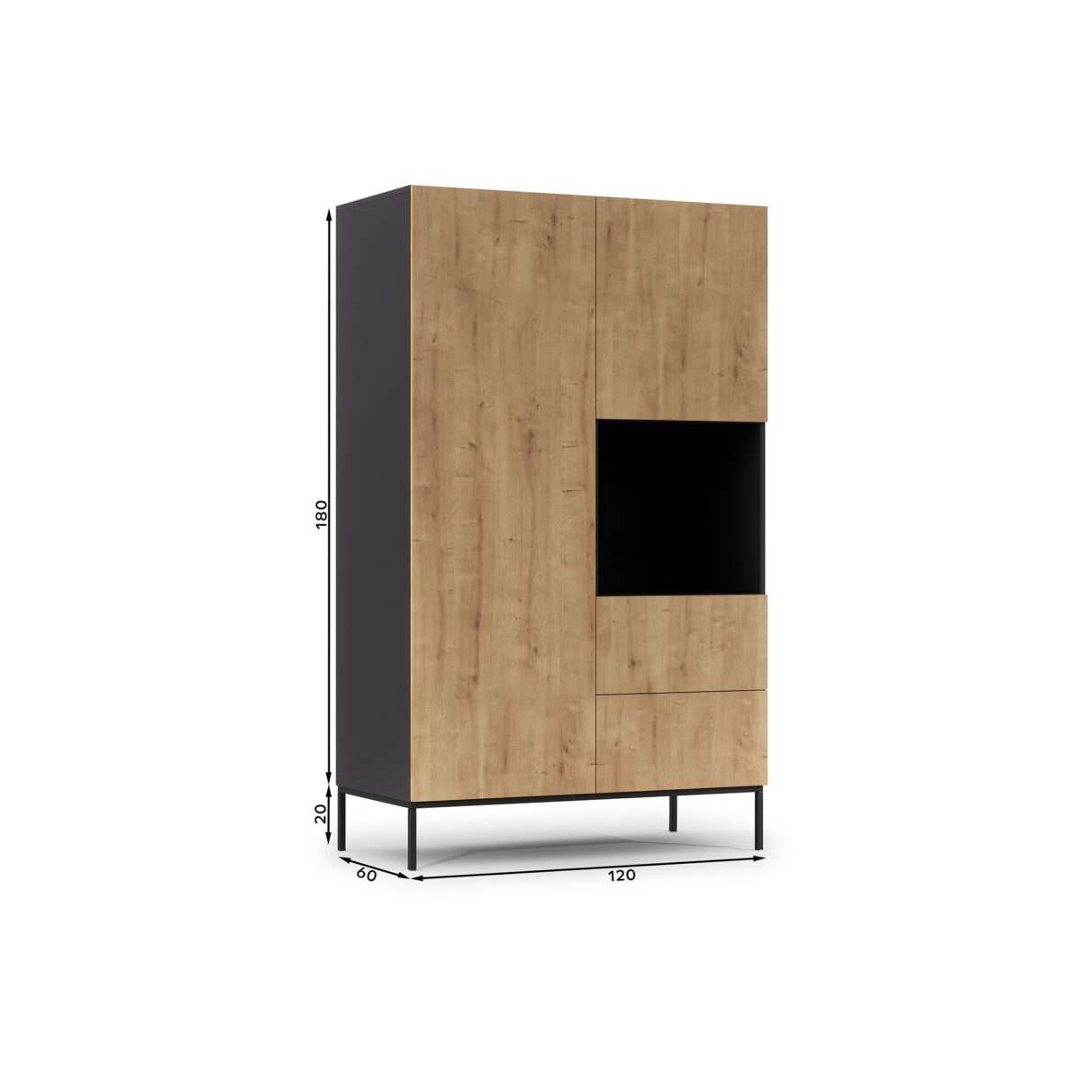 SF-LAN-A-SZA120_main - Ilgis:120cm, Plotis:60cm, Aukštis:200cm - Image 6