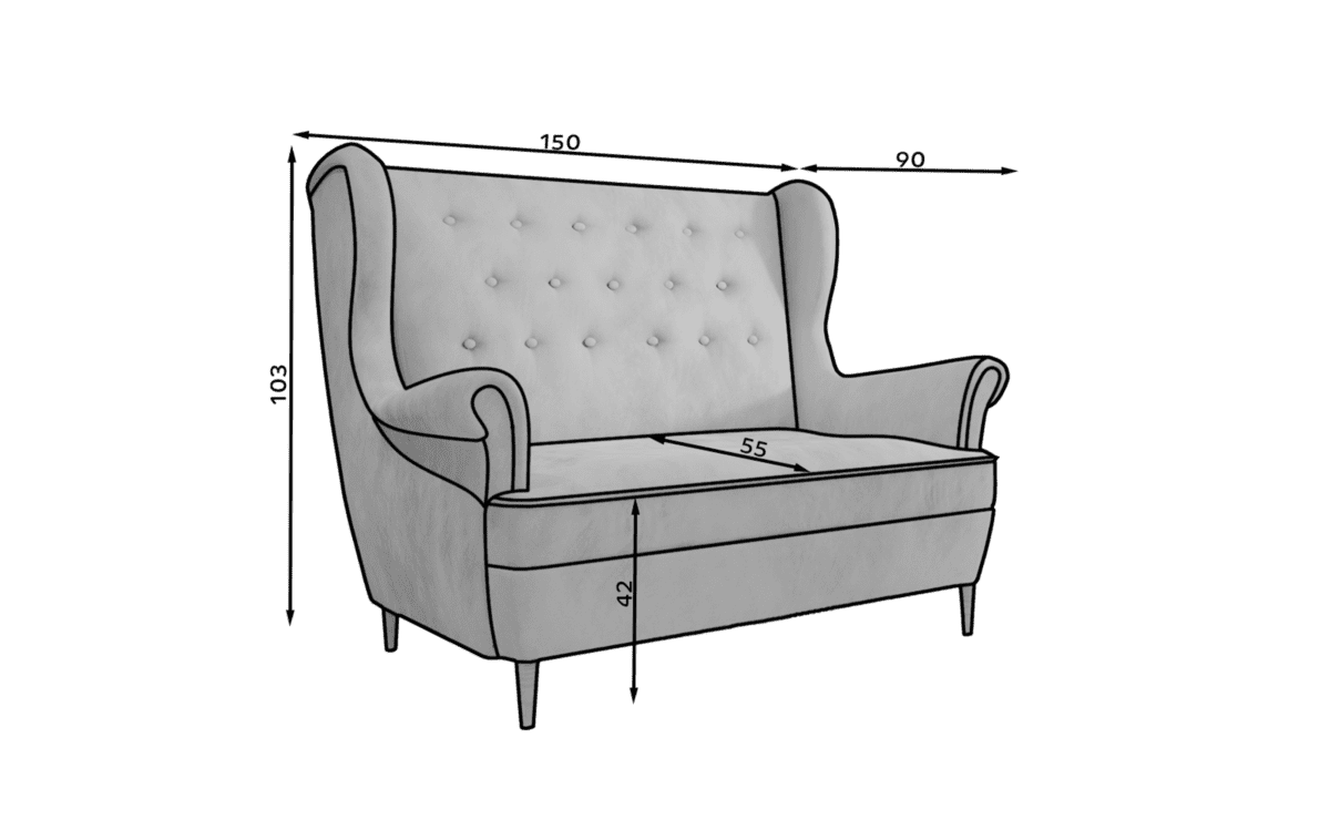 Ars_01_main - Ilgis:150cm, Plotis:55cm, Aukštis:103cm - Image 3