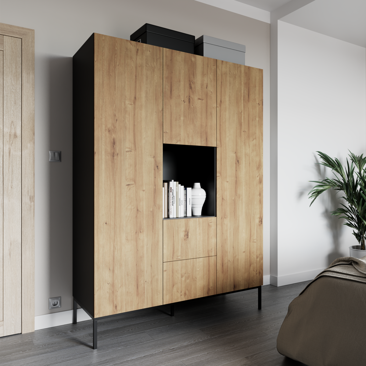 SF-LAN-A-SZA135_main - Ilgis:135cm, Plotis:60cm, Aukštis:200cm - Image 2