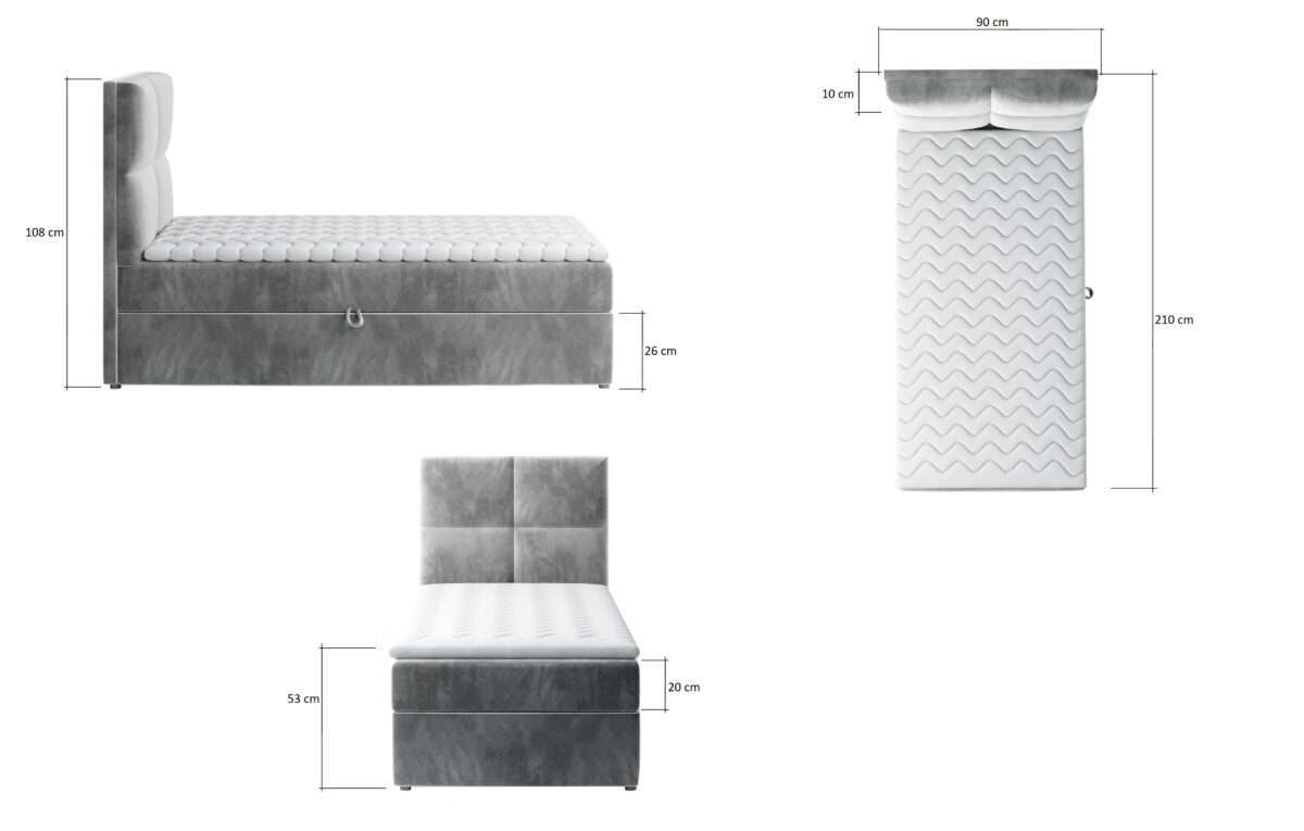 Riv_01_main - Ilgis:209cm, Plotis:90cm, Aukštis:108cm - Image 6