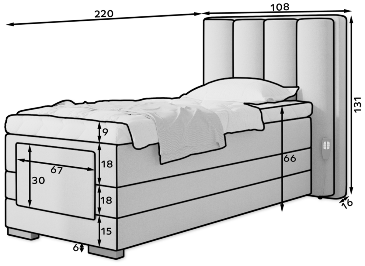 BO-VER-03NU_0.9_main - Ilgis:217cm, Plotis:108cm, Aukštis:130cm - Image 3