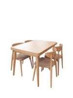 Valgomojo komplektas VK 24  : 4 Kėdės  Ilgis: 120 cm. Plotis: 80 cm. Prailginimas + 40 Cm