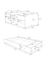 CH-Pep-II-Gir-Wing-n-E1850 - Ilgis:164cm, Plotis:88cm, Aukštis:63cm - Image 5