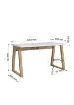 DE-Iwo-W+ART-T020 -  Plotis:135cm, Aukštis:75.2cm - Image 3