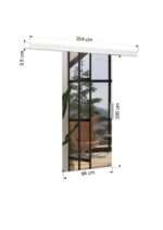 SD-Bar-90-W-R030 -  Plotis:96cm, Aukštis:205cm - Image 3