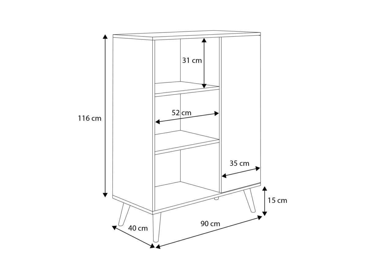 BS-FON-90-WC -  Plotis:90cm, Aukštis:131cm - Image 3