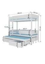 CH-Eta-G+G-208-E1113 - Ilgis:208cm, Plotis:103cm, Aukštis:171cm - Image 2