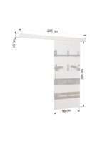 SD-Mil-96-S+BL-R117 -  Plotis:96cm, Aukštis:205cm - Image 3