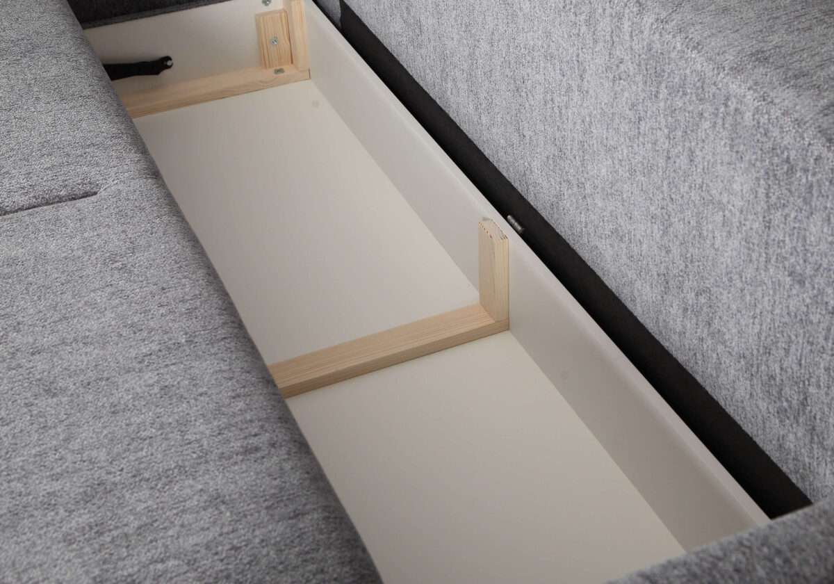 Sofa-lova MB 10 Ilgis 210 cm. Plotis 100 cm. Miegamosios dalies ilgis 190 cm Plotis 145 cm. spalvų pasirinkimas - Image 5