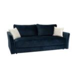 Sofa-lova MB 18 Ilgis 230 cm. Plotis 100 cm. Miegamosios dalies ilgis 190 cm Plotis 145 cm. spalvų pasirinkimas - Image 2