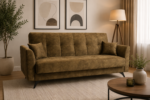 Sofa-lova MB 23 Ilgis 225 cm. Plotis 100 cm. Miegamosios dalies ilgis 190 cm Plotis 125 cm. spalvų pasirinkimas