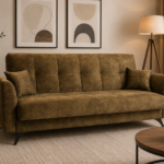 Sofa-lova MB 23 Ilgis 225 cm. Plotis 100 cm. Miegamosios dalies ilgis 190 cm Plotis 125 cm. spalvų pasirinkimas