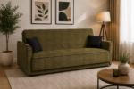 Sofa-lova MB 24 Ilgis 210 cm. Plotis 95 cm. Miegamosios dalies ilgis 190 cm Plotis 125 cm. spalvų pasirinkimas
