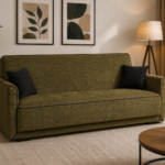 Sofa-lova MB 24 Ilgis 210 cm. Plotis 95 cm. Miegamosios dalies ilgis 190 cm Plotis 125 cm. spalvų pasirinkimas