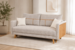 Sofa-lova MB 29 Ilgis 215 cm. Plotis 100 cm. Miegamosios dalies ilgis 190 cm Plotis 145 cm. spalvų pasirinkimas