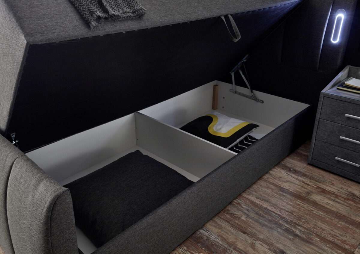 Lova MB1  Ilgis 226 cm, Plotis:180 cm, Miegamoji dalis 160 × 200 cm - Image 3