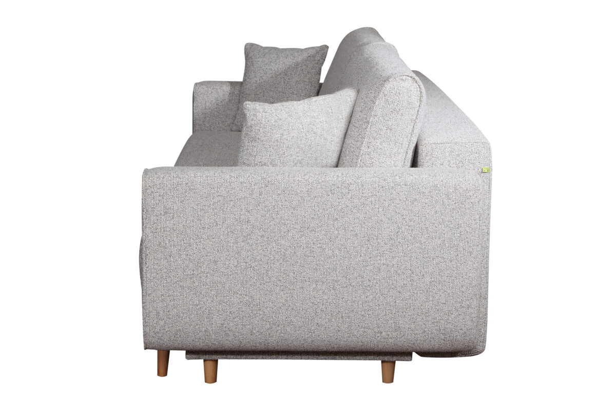 Sofa-lova MB 27 Ilgis 215 cm. Plotis 100 cm. Miegamosios dalies ilgis 190 cm Plotis 145 cm. spalvų pasirinkimas - Image 3