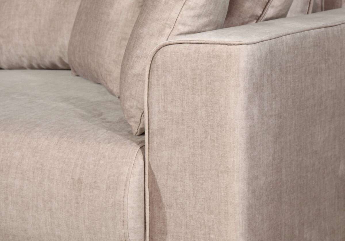 Sofa-lova MB 14 Ilgis 245 cm. Plotis 120 cm. Miegamosios dalies ilgis 200 cm Plotis 165 cm. spalvų pasirinkimas - Image 2