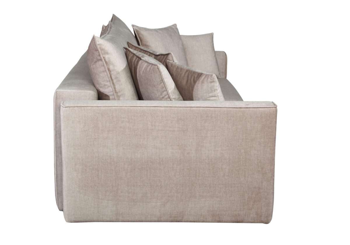 Sofa-lova MB 14 Ilgis 245 cm. Plotis 120 cm. Miegamosios dalies ilgis 200 cm Plotis 165 cm. spalvų pasirinkimas - Image 5