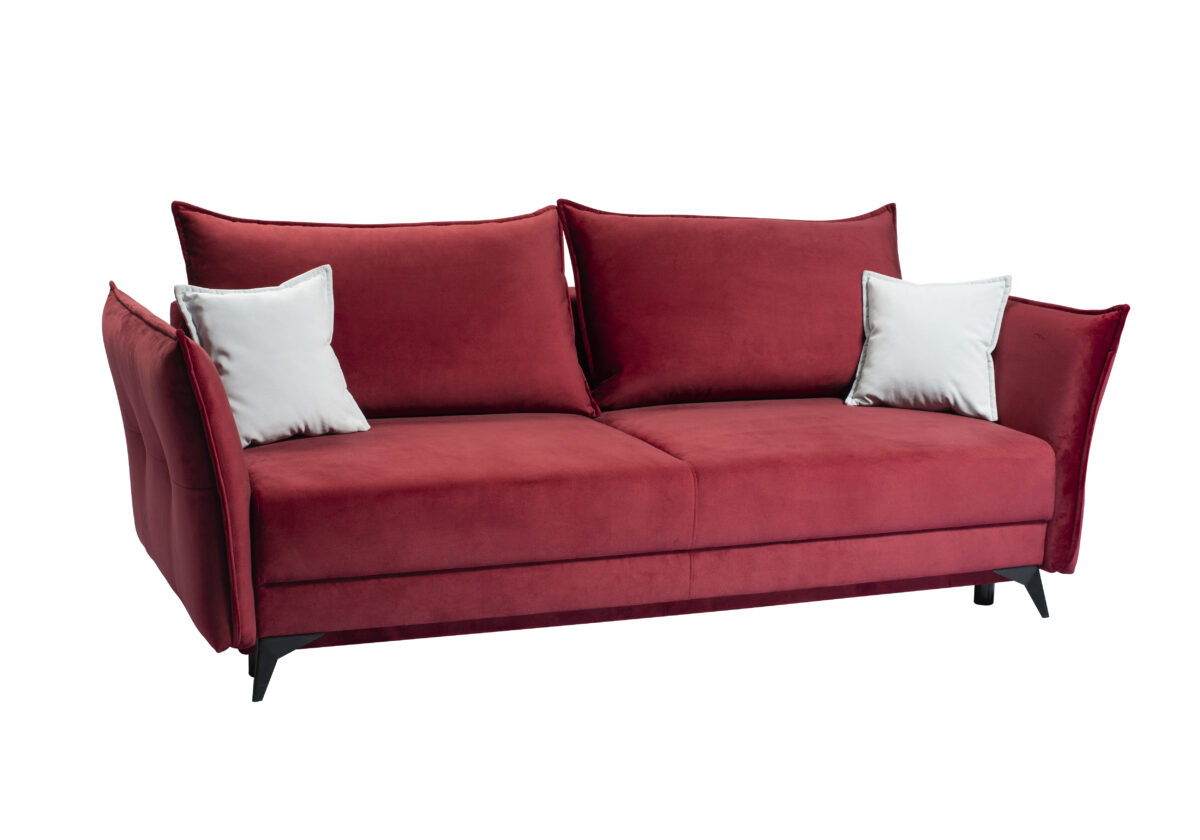 Sofa-lova MB 27 Ilgis 230 cm. Plotis 104 cm. Miegamosios dalies ilgis 190 cm Plotis 145 cm. spalvų pasirinkimas - Image 4