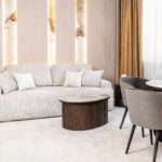 Sofa-lova MB 7 Ilgis 235 cm. Plotis 118 cm. Miegamosios dalies ilgis 190 cm Plotis 160 cm.  spalvų pasirinkimas