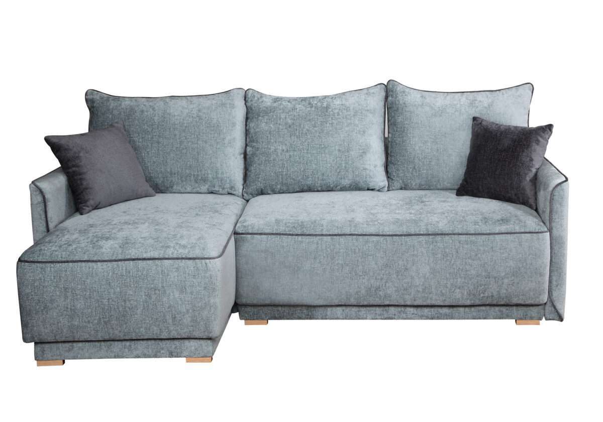 Minkštas kampas  MB 1. Ilgis: 225 cm Plotis: 150  cm. Spalvų, kampo pusės pasirinkimas - Image 2