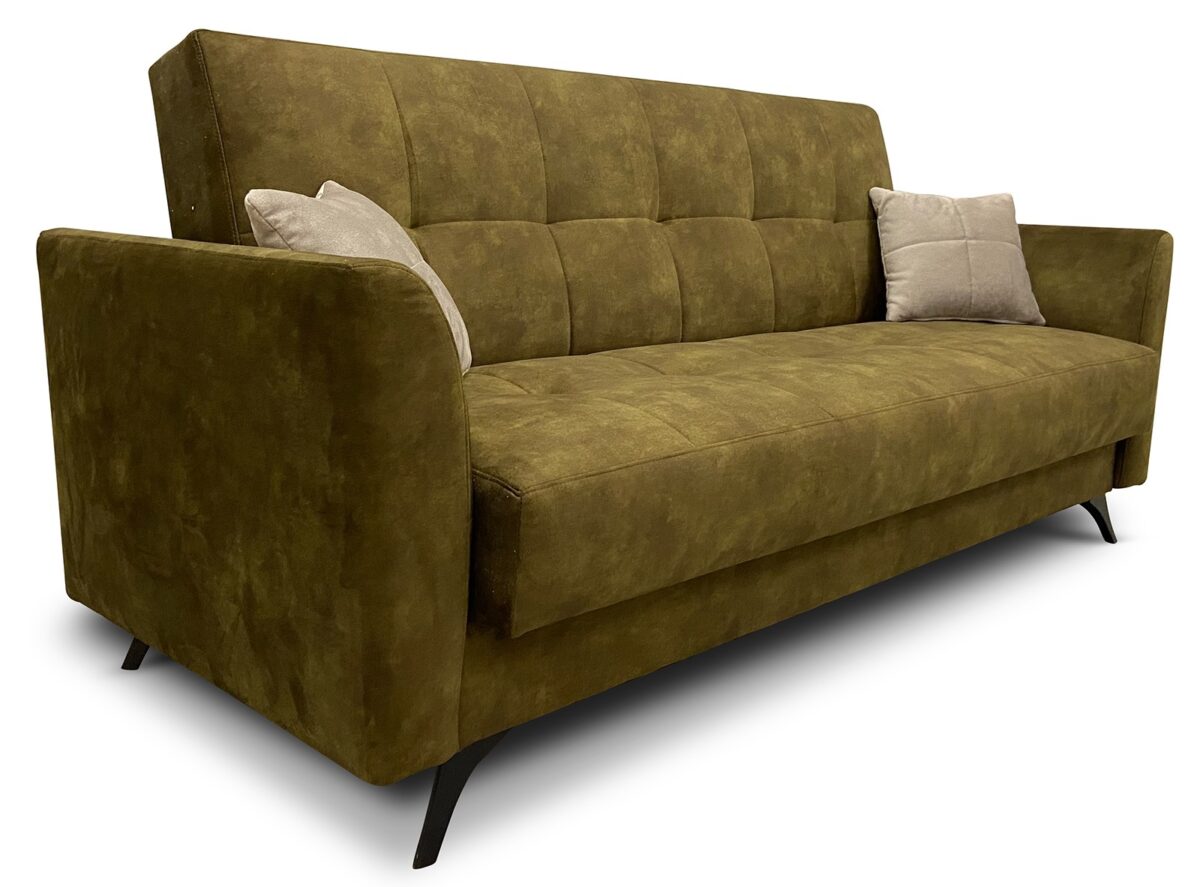 Sofa-lova MB 23 Ilgis 225 cm. Plotis 100 cm. Miegamosios dalies ilgis 190 cm Plotis 125 cm. spalvų pasirinkimas - Image 5