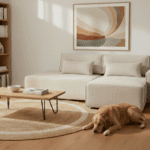 Minkštas kampas MB 10 Ilgis: 270 cm Plotis: 166  cm. Spalvų, Išmatavimų, kampo pusės pasirinkimas