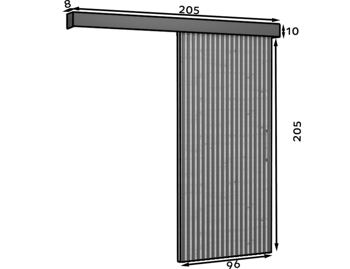 SD-TAU-B_main - Ilgis:96cm, Plotis:16cm, Aukštis:205cm - Image 8