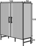 SF-RAF-B-WIT122_main - Ilgis:122cm, Plotis:42cm, Aukštis:140cm - Image 9