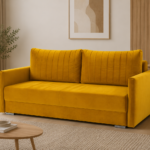 Sofa-lova MB 26 Ilgis 210 cm. Plotis 100 cm. Miegamosios dalies ilgis 190 cm Plotis 145 cm. spalvų pasirinkimas