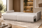 Sofa-lova minkštas kampas viename MB 33 Ilgis 265 cm. Plotis 120 cm. Miegamosios dalies ilgis 245 cm. Plotis 165 cm. Spalvų pasirinkimas. - Image 2